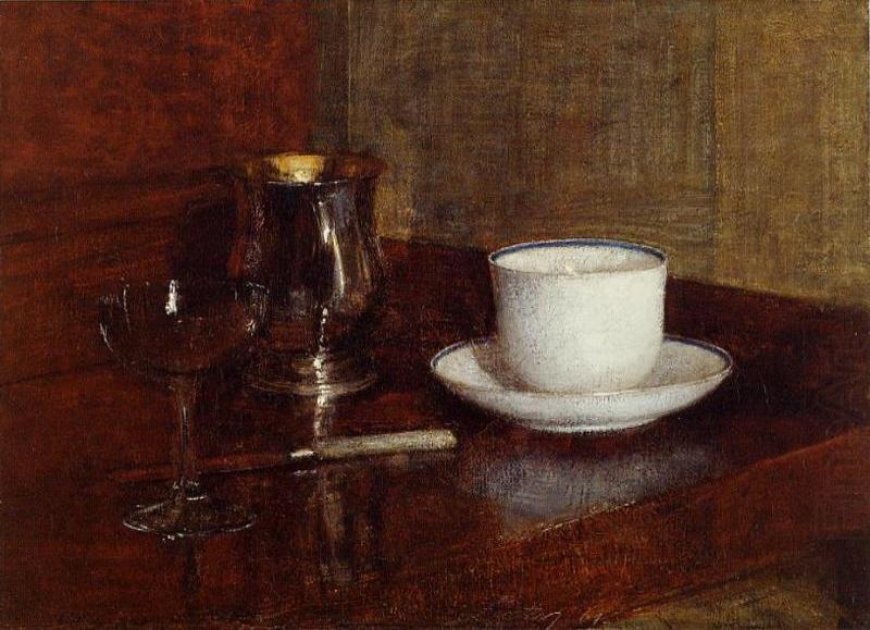 Still Life Glass, Henri Fantin-Latour